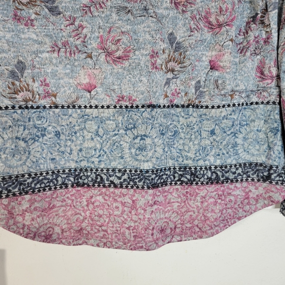 Style & Co NWT Womens/Tens floral T-shirt Size XS - Picture 7 of 9